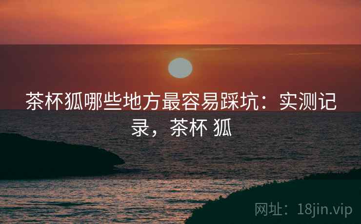 茶杯狐哪些地方最容易踩坑：实测记录，茶杯 狐