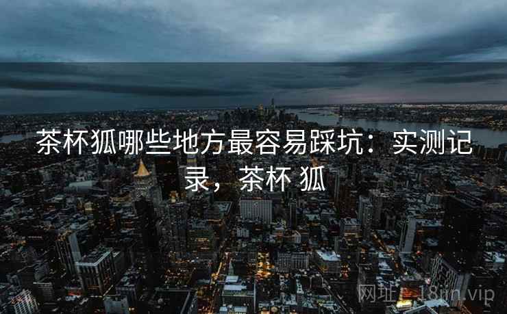 茶杯狐哪些地方最容易踩坑：实测记录，茶杯 狐  第2张