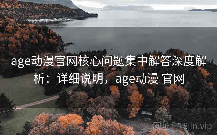 age动漫官网核心问题集中解答深度解析：详细说明，age动漫 官网